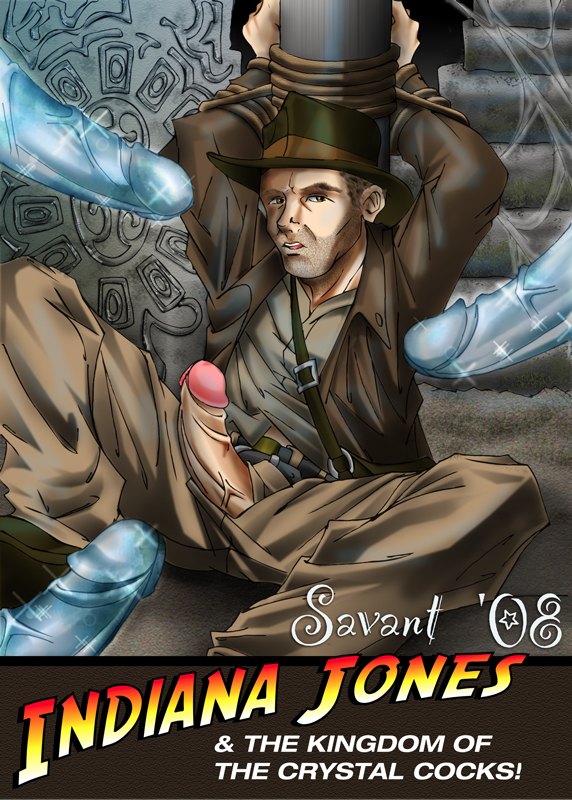 arms_up beard_stubble bondage curved_cock disembodied_penis erection gay imminent_rape indiana_jones indiana_jones_(series) legs_apart lucasfilm manly masculine mature_male multiple_penises pants_open penis penis_out spread_legs temple the_savant tied_hands veiny_penis yaoi