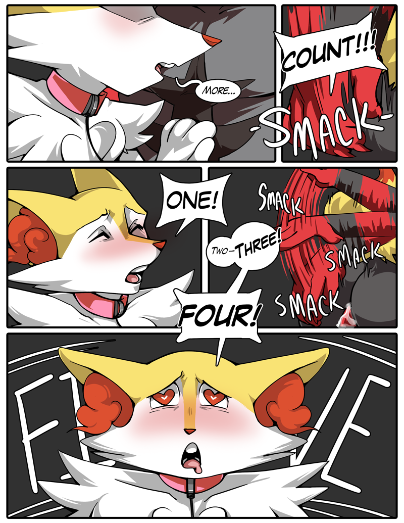 <3_eyes anal anal_sex anthro anthro_on_anthro anthro_penetrated anthro_penetrating anthro_penetrating_anthro blush braixen closed_eyes comic dialogue duo english_text heart incineroar kingbriarturtle male male/male male_braixen male_only male_penetrated male_penetrating male_penetrating_male nintendo penetration pokémon_(species) pokemon pokemon_(species) sex text video_games