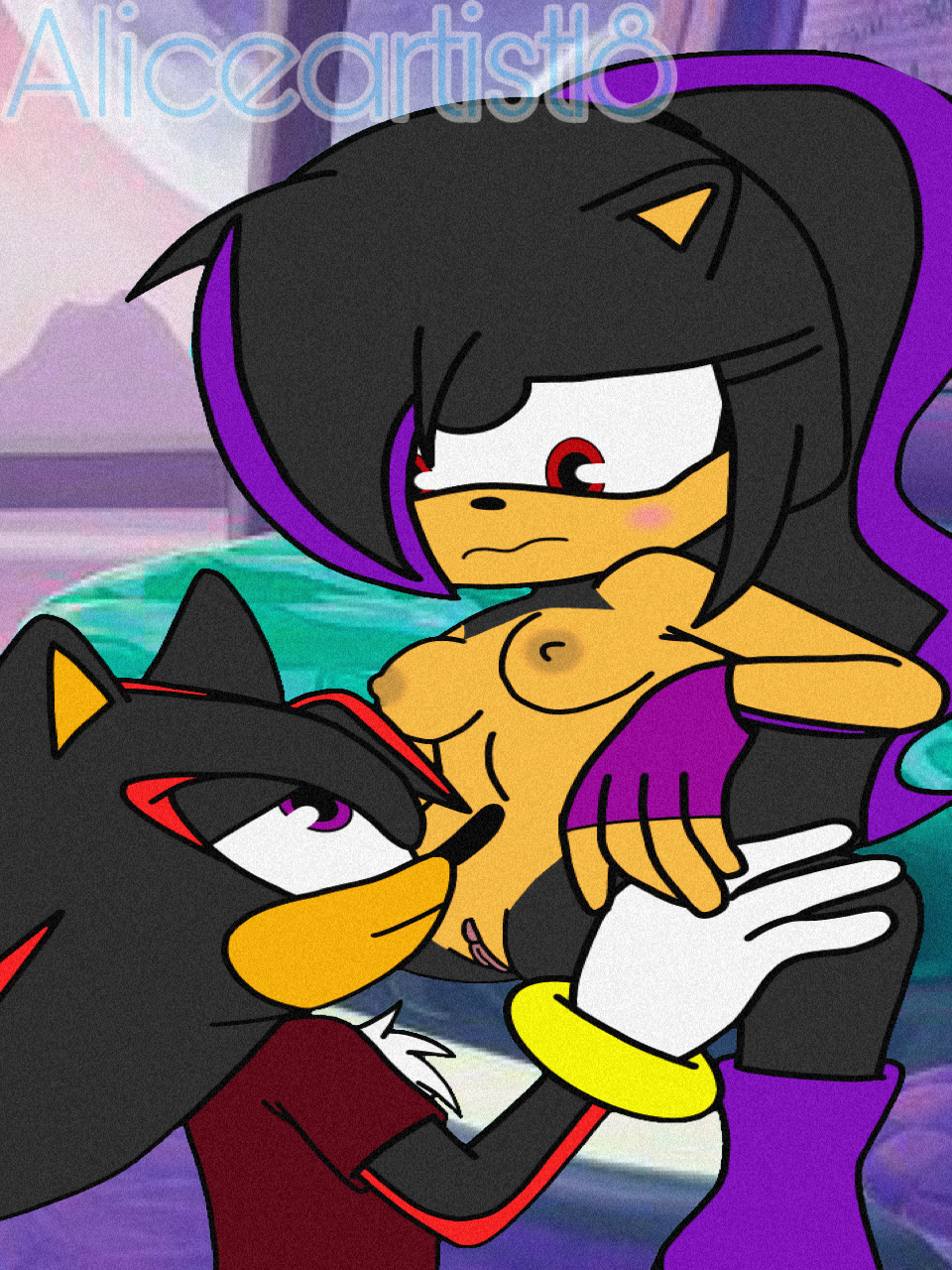 brother catrashley18 imminent_cunnilingus maria_the_hedgehog_(oc) sister sonic_(series) steven_the_hedgehog