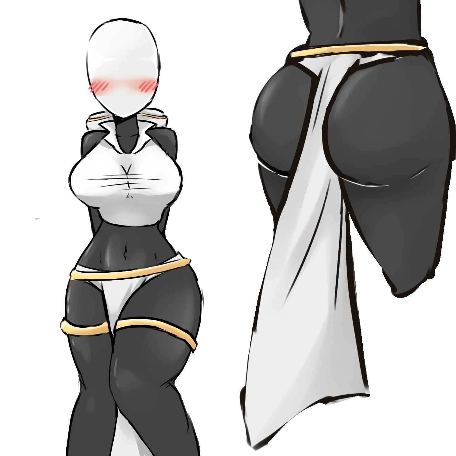 1girls, 2022, artificer (risk of rain), artist request, ass, belly, blush, female, female focus, legs, loincloth, mellowmarrow, risk of rain, tagme, tagme (artist), thick ass, thick thighs, thighs, white clothing