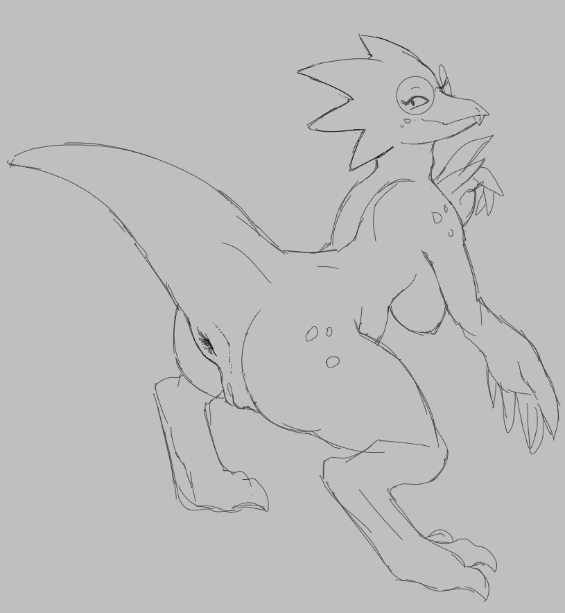 alphys anthro anus ass big_anus big_breasts big_hands breasts buckteeth claws digitigrade dinosaur eyewear female genitals glasses greyscale leaning leaning_forward looking_at_viewer looking_back looking_back_at_viewer monochrome nipples non-mammal_breasts non-mammal_nipples nude pussy rear_view reptile scalie solo teeth thick_tail thick_thighs undertale_(series) velvetdelusion wide_hips