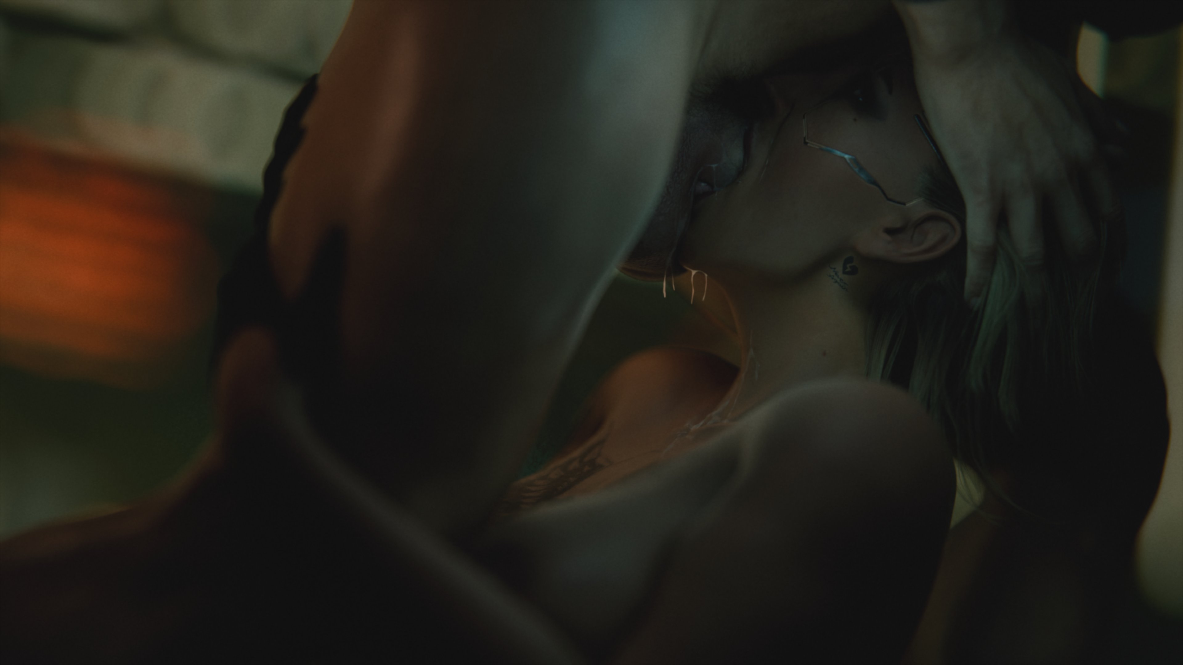 1boy, 1girls, 3d, cd projekt red, cyberpunk 2077, exo h3d, fellatio, female, male, meredith stout, oral, oral sex