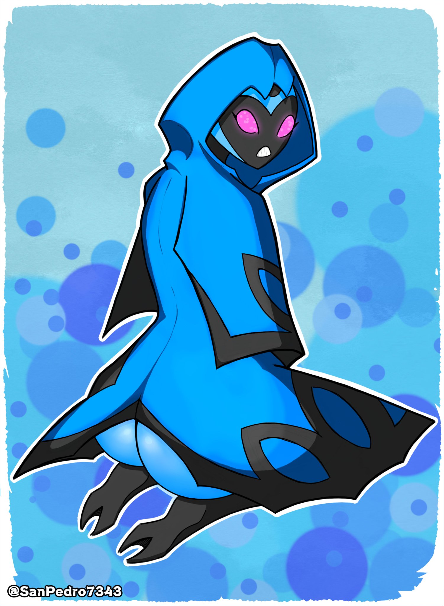 1girls, alien, alien girl, ben 10, big chill, chaquetrix, female, necrofriggian, sanpedro7343