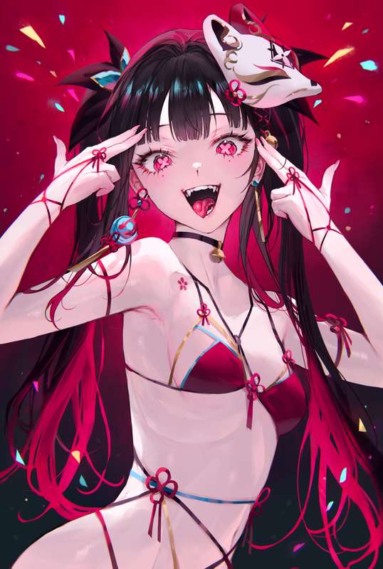 1girls, bikini, female only, highres, honkai: star rail, qiandaiyiyu, sparkle (honkai: star rail), sparkles, tagme