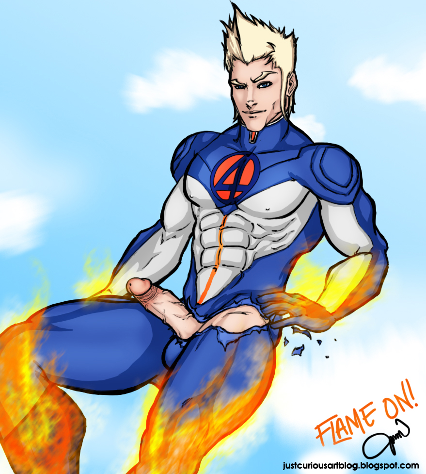 fantastic_four human_torch johnny_storm male male_only marvel solo straight_hair tagme