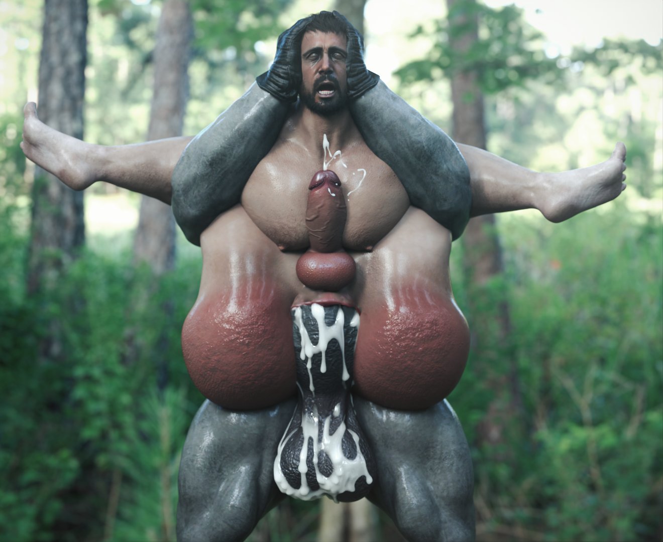 abs anal anal_sex ass balls bara big_ass big_balls big_dom_small_sub big_muscles big_nipples big_pecs big_penis brown_hair capcom carrying carrying_partner chris_redfield cum cum_drip cum_in_ass cum_on_body cum_on_penis cum_while_penetrated daddy daddy_kink dilf dominant dominant_humanoid dominant_male ejaculation erection full_nelson gay grey_skin hair hat holding_partner human human_on_humanoid human_penetrating_humanoid humanoid humanoid_dominating_human humanoid_penetrating_human interspecies larger_humanoid larger_male leaking_cum male male/male male_only monster monstrous_humanoid mr_x muscular muscular_human muscular_humanoid muscular_male navel nipples nsfwmaker nude pecs penis_in_ass resident_evil resident_evil_2 resident_evil_2_remake resident_evil_8:_village reverse_stand_and_carry_position sex simultaneous_orgasms size_difference smaller_human smaller_male smaller_penetrated stand_and_carry_position standing standing_sex submissive submissive_human submissive_male tyrant tyranted weird yaoi