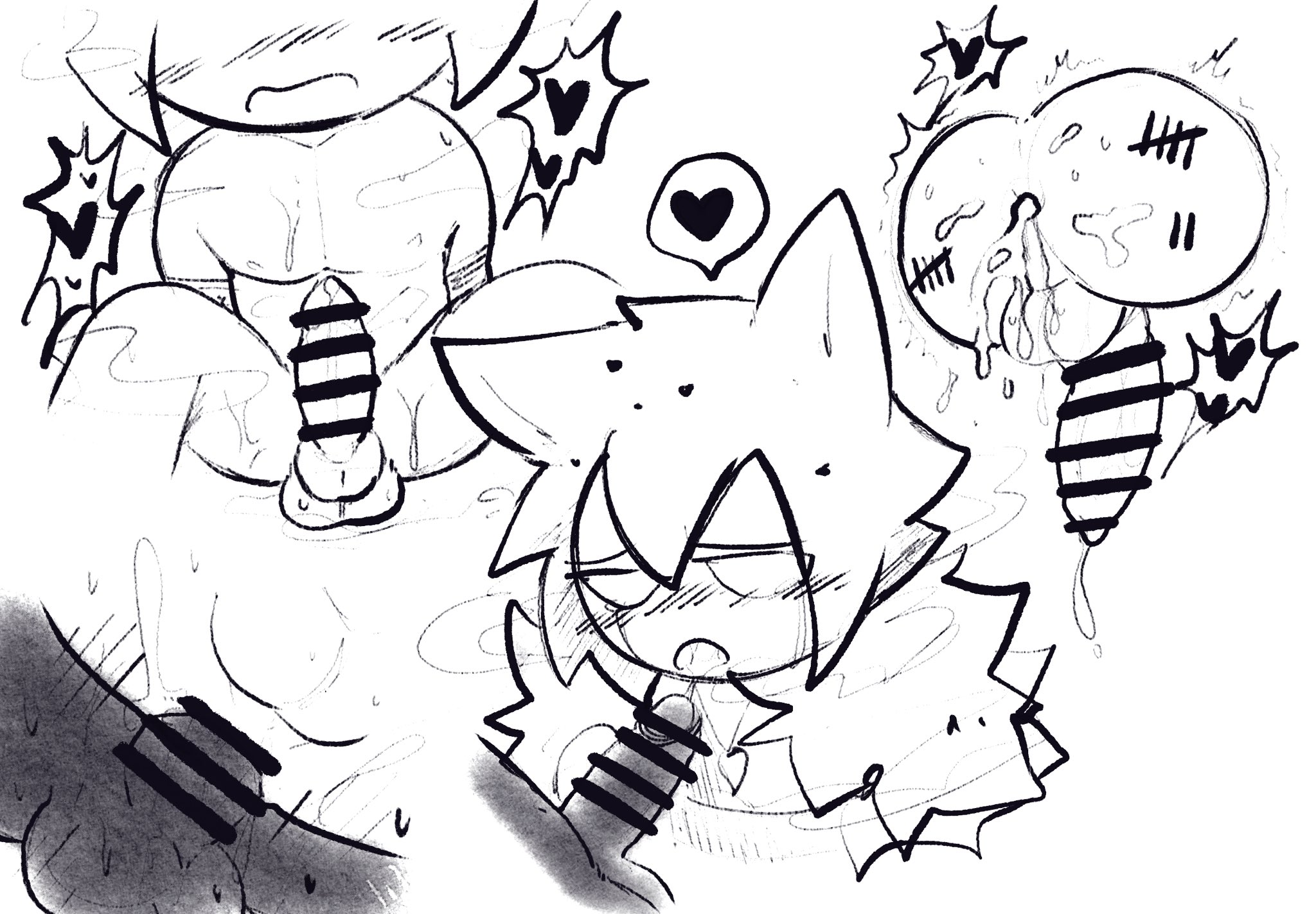 cookie run, cookie run kingdom, gay, jpg, jpg file, not my art, sketch, werewolf cookie