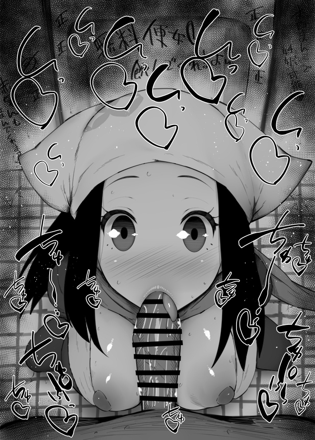 1boy, 1girls, akari (pokemon), big breasts, big penis, black and white, blowjob, blush, breasts, censored, detailed background, drooling, erect nipple, erect nipples, eyelashes, fellatio, female, hat, heart, human, indoor, inside, kurotama, long hair, looking at viewer, male, male pov, nipples, oral, oral sex, penis, pokemon, pokemon legends: arceus, room, saliva, scarf, shiny, shiny skin, sketch, sound effects, squatting, straight, sweat, text, tongue, tongue out, vein, veins, veiny, veiny penis, video game, video games