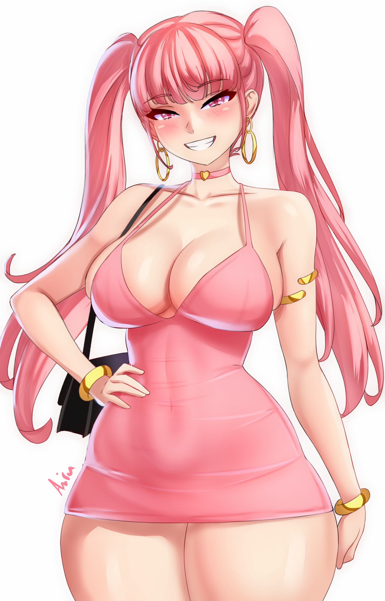 alternate costume, anisdrawn, breasts, female, female only, fire emblem, fire emblem: three houses, hilda valentine goneril, looking at viewer, nintendo, solo