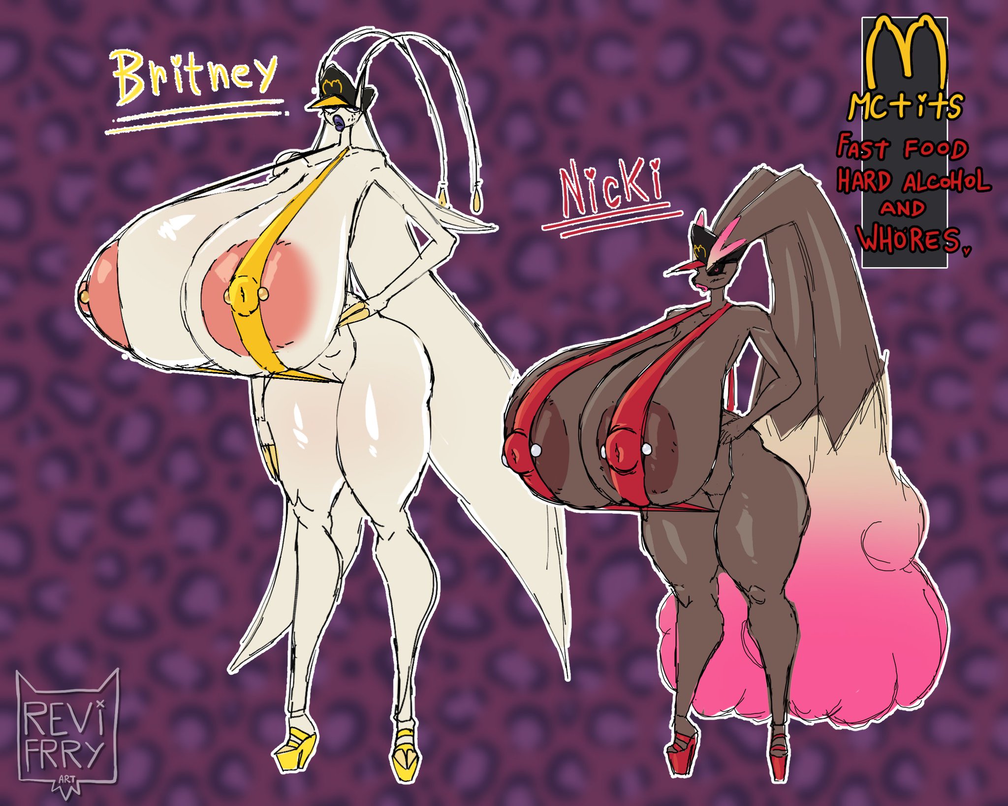 anthro, anthro female, anthrofied, areola, areola slip, areolae, areolae slip, big areola, big areolae, big boobs, big breasts, big hips, big tits, bikini, bimbo, bimbo anthro, bimbo body, bimbo lips, boobs, boobs bigger than head, breasts, breasts bigger than head, breasts out, curvy, curvy figure, curvy hips, female, female anthro, female only, females, females focus, females only, generation 4 pokemon, generation 7 pokemon, hips, huge areola, huge areolae, huge boobs, huge breasts, huge tits, large boobs, large breasts, lopunny, massive boobs, massive breasts, massive tits, mcdonald's, nintendo, nipple piercing, oc, original character, pheromosa, pierced nipples, piercing, piercings, pokémon (species), pokemon, pokemon (species), revifrry, semi nude, size difference, tagme, tagme (artist), tagme (character), text, thick ass, thick thighs, tits bigger than head, v bikini, voluptuous, voluptuous anthro, voluptuous female, working, workplace