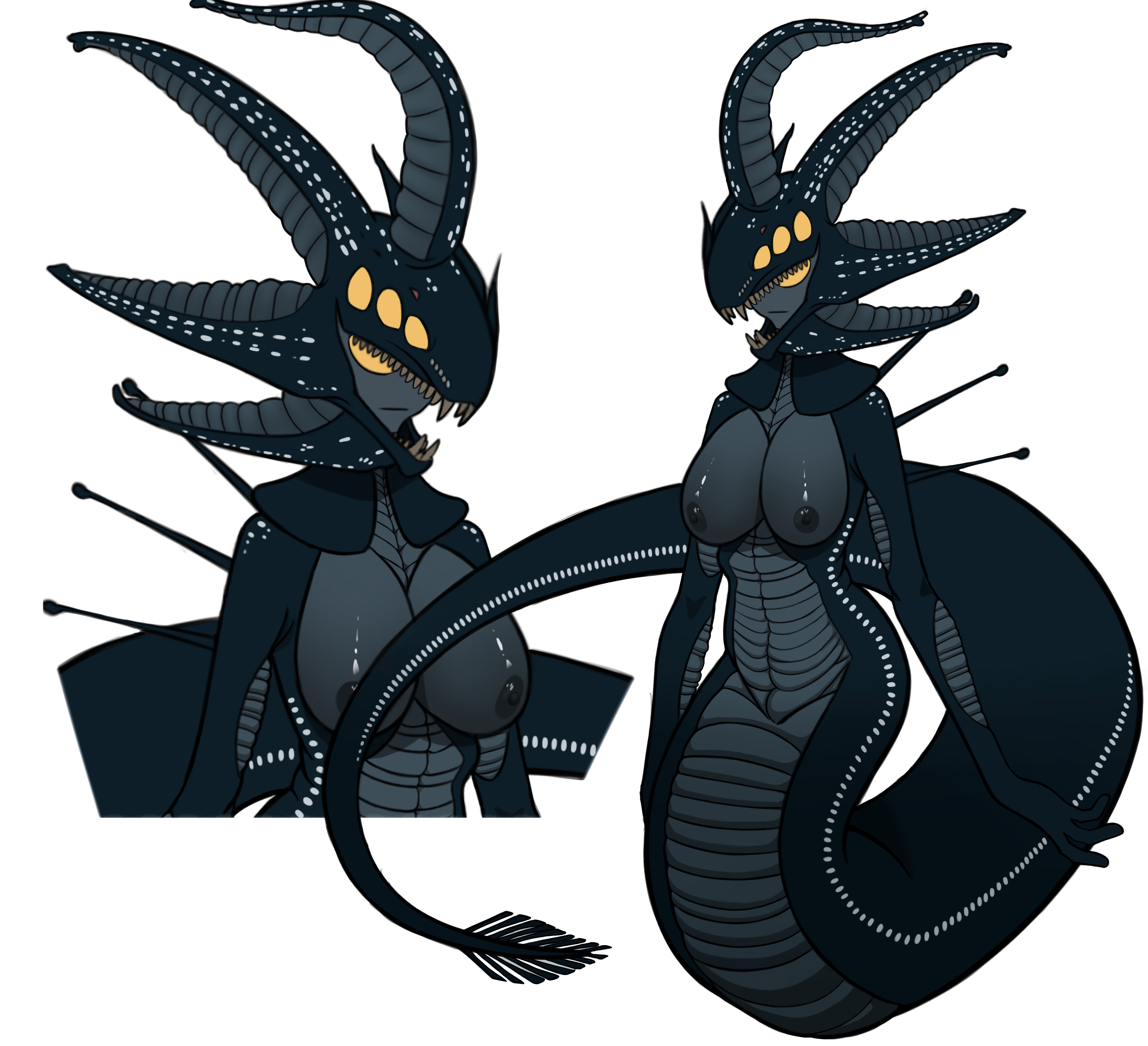 female, female focus, female only, game, gargantuan leviathan (subnautica), monster, monster girl, sea, subnautica, vagina
