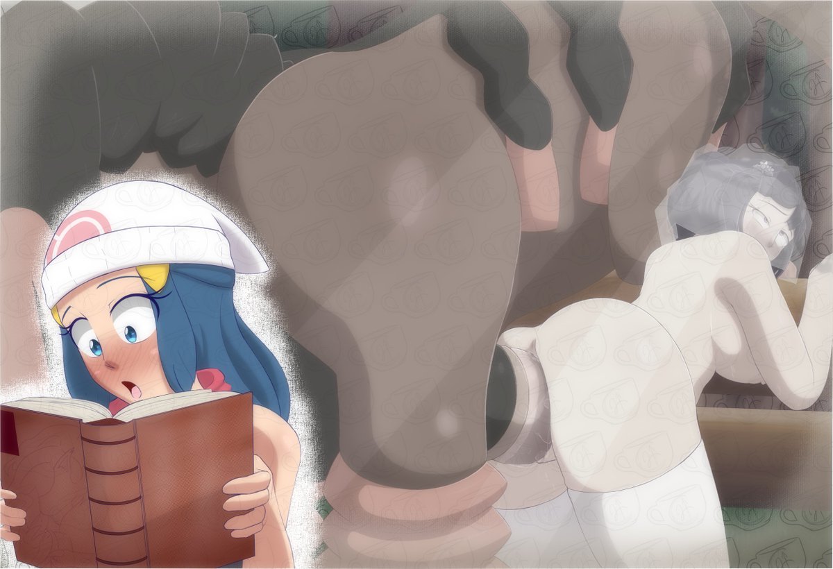 1animal, 2girls, ass, bending forward, bending over, bent over, bestiality, big penis, blue eyes, breasts, dawn (pokemon), ed-nsfw, embarrassed, embarrassed nude female, female, feral, feral on human, horse, horse penis, horsecock, male, married couple, married to feral, mudsdale, nude, penis, pok-zone, pokemon, pokemon (species), pokemon dppt, pokephilia, pussy, short hair, vagina, vaginal insertion, vaginal penetration, vaginal sex, wedding lingerie, wedding night, wedding veil, zoophilia