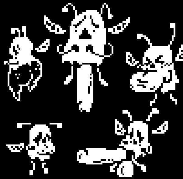 antennae_(anatomy) arthropod ass big_penis blush breasts digital_media_(artwork) female freckled_butt freckles genitals huge_cock hyper hyper_genitalia hyper_penis insects lepidopteran male monster moth penis pixel_(artwork) poundfulpanda shy sprite_art undertale undertale_(series) whimsun wings