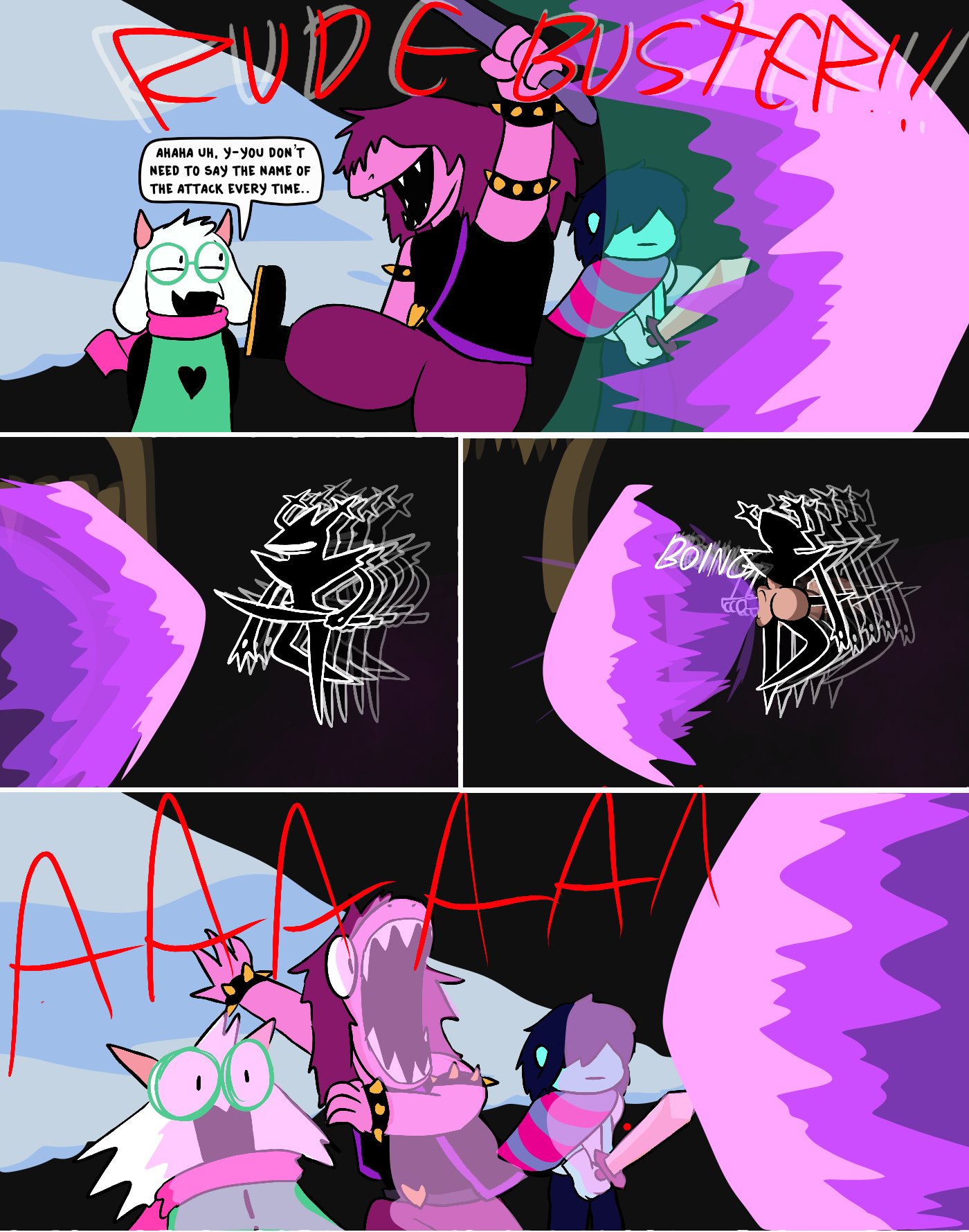 ass, ass focus, bouncing off ass, comic, december holiday, deer, deer girl, deltarune, dess holiday, funny, giant ass, huge ass, kris (deltarune), meme, ralsei, ralsei (deltarune), roaring knight, rudy holiday, soul (deltarune), soul (undertale), susie (deltarune), tagme, tagme (artist), undertale, undertale (series)