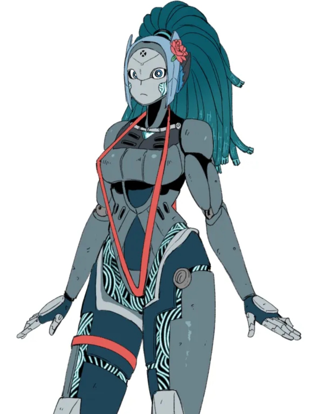 1girls, bluesky link, danger (marvel tokon), danger (marvel), female, marvel, marvel comics, marvel tokon: fighting souls, robot, robot girl, sling bikini, slingshot swimsuit