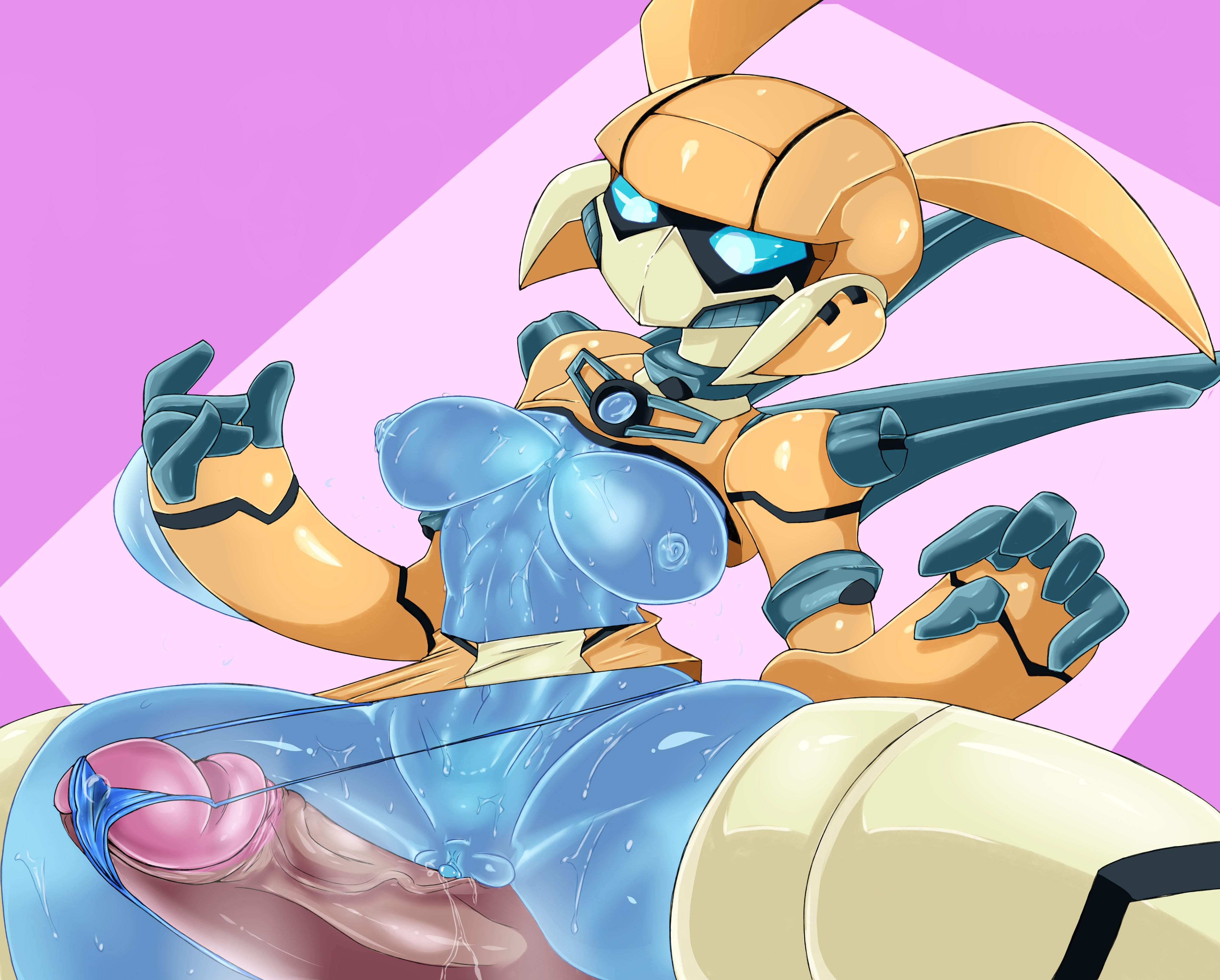 1girls, athletic, athletic female, big penis, breasts, clitoris, female, glans, human, human penetrating, interracial, light skin, light-skinned male, machine, male, nipples, penis, precum, pussy, pussy juice, pussy juice drip, robot, robot girl, rubbing pussy, rumia soda (artist), sari sumdac, straight, stretched clothing, string panties, thick penis, thong, transformers, transformers animated, wet body, wet pussy