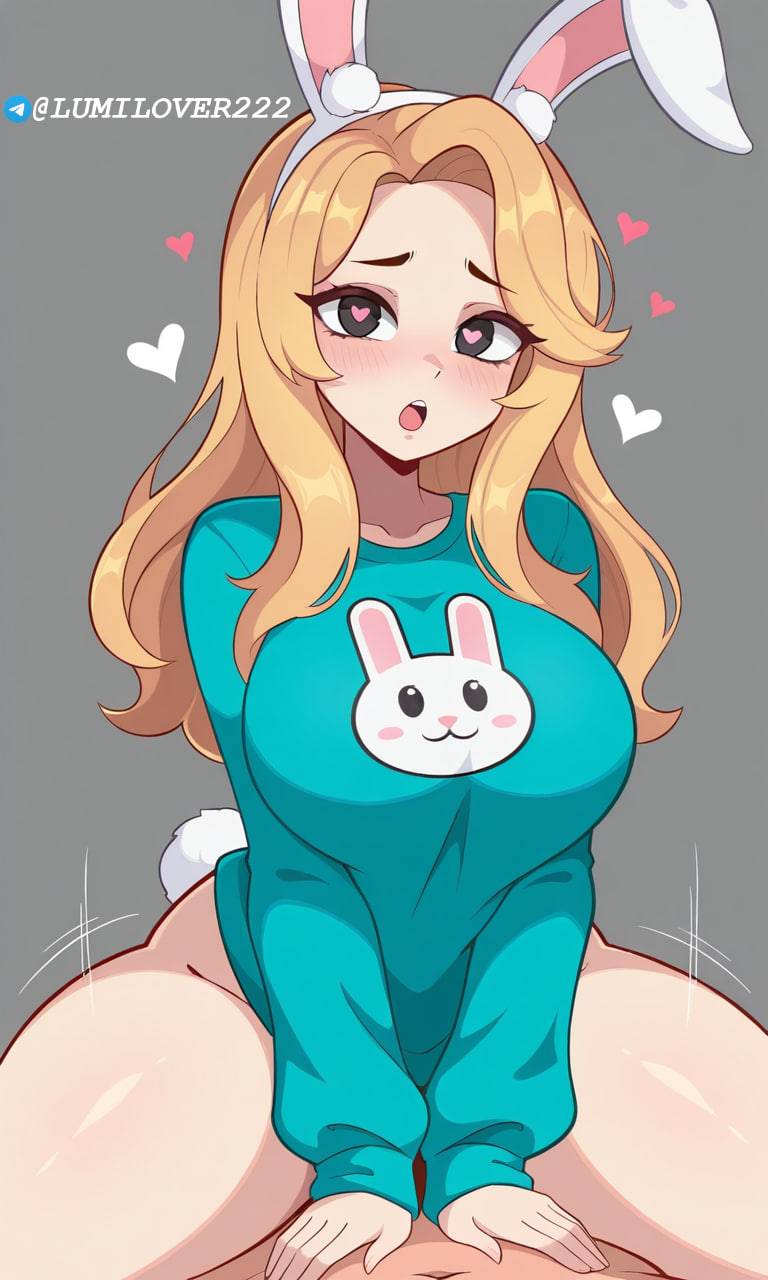 ai_generated bunny_girl cowgirl_position female female lumilover222 minecraft sex uni youtuber youtuber_girl