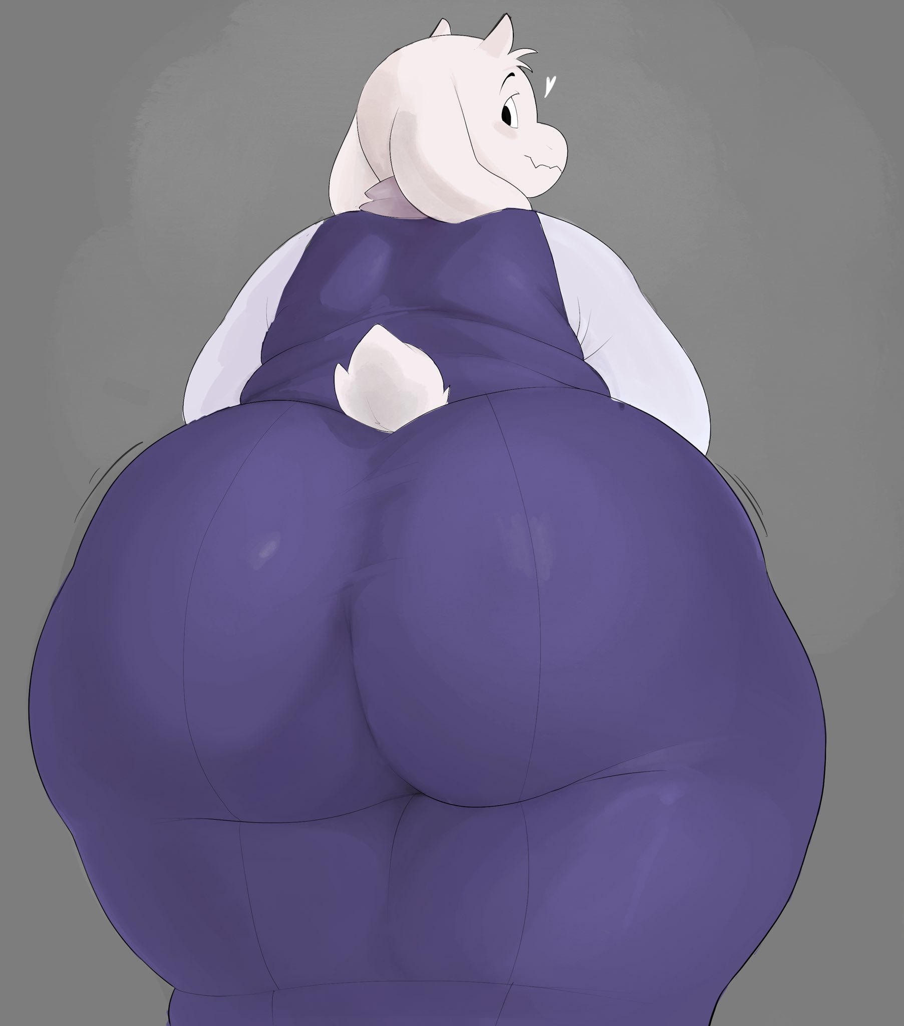 1girls, ai assisted, ai generated, animal ears, animal tail, anthro, ass, ass focus, ass in dress, big ass, black eyes, clothing, deltarune, dress, fat ass, female, female only, heart, horns, huge ass, large ass, mature, mature female, mature woman, milf, plump, psymen, purple dress, smile, solo, solo female, tail, thick thighs, thighs, toriel, undertale, undertale (series), voluptuous, voluptuous female, white body, white skin