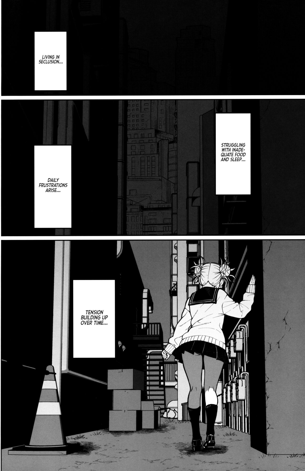anal, anal sex, blowjob, breasts, double penetration, female, group, group sex, himiko toga, kobaji, my hero academia, rape, threesome