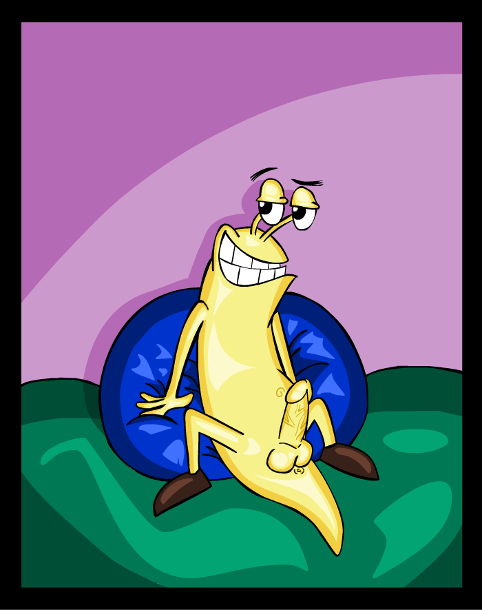 anthro banana_slug bed camp_lazlo cartoon_network footwear icykamek male male_only nude penis pillow shoes slinkman slug solo tagme toony