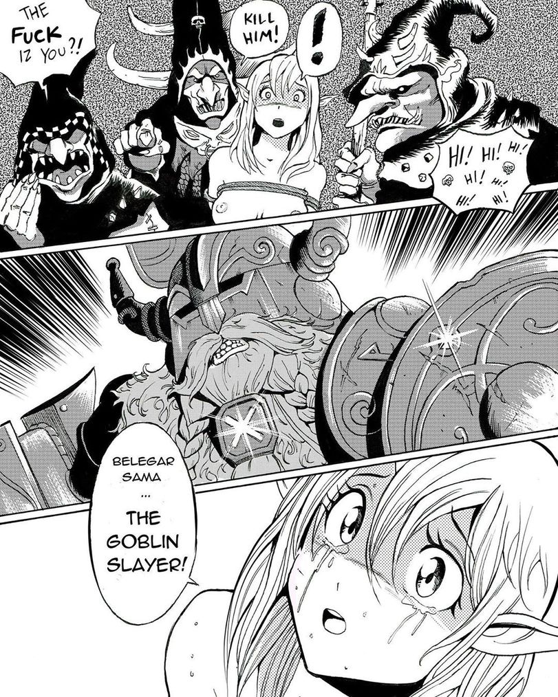 1girls belegar_ironhammer comic crying dialogue dwarf dwarf_(warhammer) elf elf_ears elf_female english_text female femsub goblin goblin_male goblin_slayer gretchin high_elf_(warhammer) humor nude_female ork parody parody_porn skarsnick speech_bubble straight text warhammer_(franchise) warhammer_fantasy