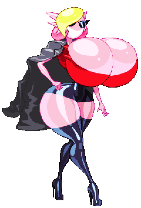 casetermk dollification female gardevoir huge_ass huge_breasts hyper_bimbo implied_transformation knick_knack permanent_smile pokemon pokemon_(species) sunglasses sunnification thick_thighs tinted_eyewear transformation wide_hips