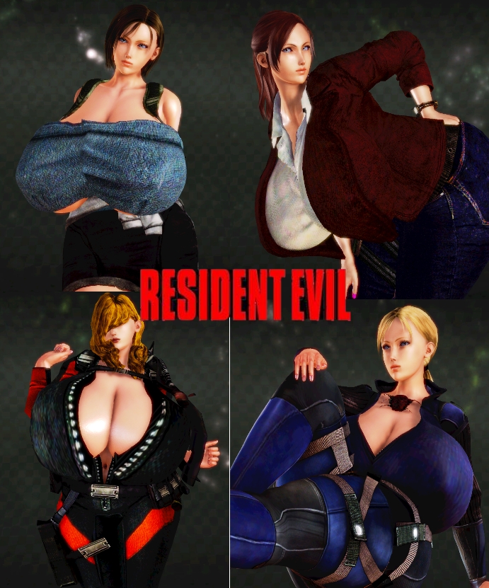 3d 4girls biohazard blonde blonde_hair blue_eyes cameltoe capcom claire_redfield cleavage curly_hair curvy erect_nipples female gigantic_breasts ginger ginger_hair huge_areolae huge_ass jill_valentine jill_valentine_(blonde) jill_valentine_(julia_voth) orange_hair puffy_nipples rachel_foley red_hair red_lips redhead resident_evil resident_evil_revelations shiromaru_(artist) short_hair thick_lips voluptuous wide_hips yellow_hair