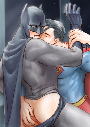 batman batman_(series) dc dc_comics gay male male_only multiple_boys multiple_males superbat superman superman_(series) tagme yaoi