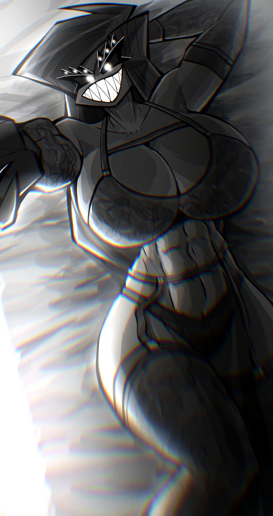 anthro, armpits, ass, big ass, big boobs, big breasts, big butt, breasts, female, female only, gigantic titties, huge breasts, rey (zzzhodazzz), spider, stroking, tagme, tits, underwear, zzzhodazzz