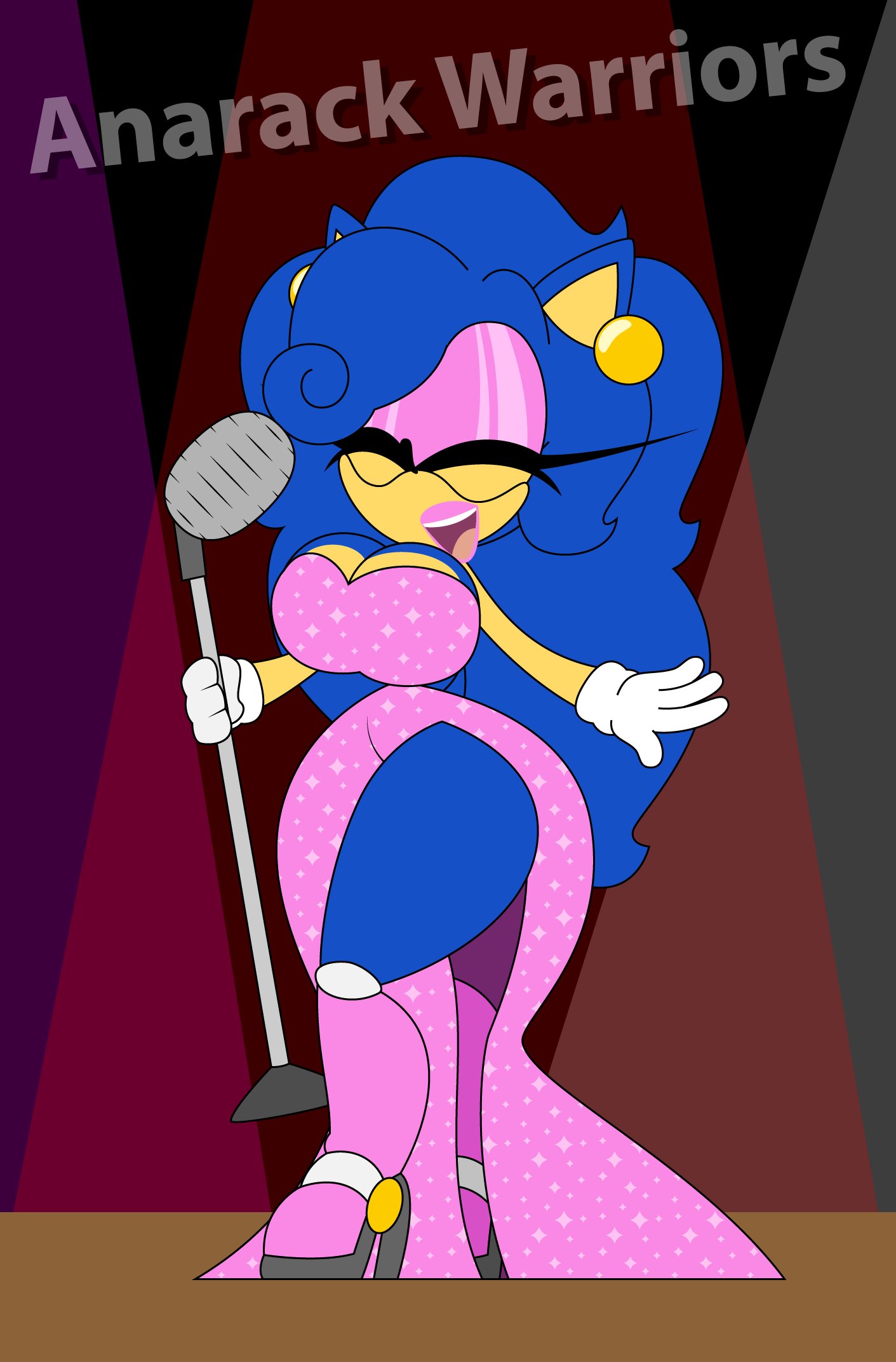 anarack dress huge_breasts humanoid rule_63 singing sonic_(series) sonic_the_hedgehog tagme