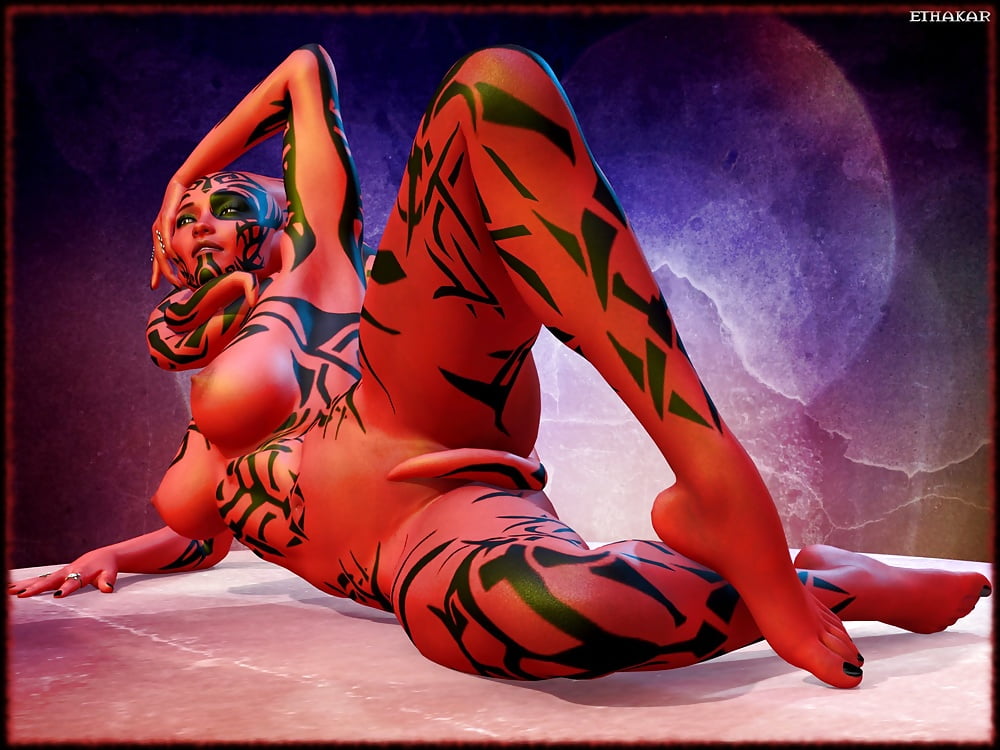 1girls, 3d, alien girl, athletic, athletic female, breasts, darth talon, ethakar, female, female only, nude, nude female, red skin, sith, sith lady, solo, solo female, star wars, star wars legends, star wars: legacy, tattoos, twi'lek, yellow eyes