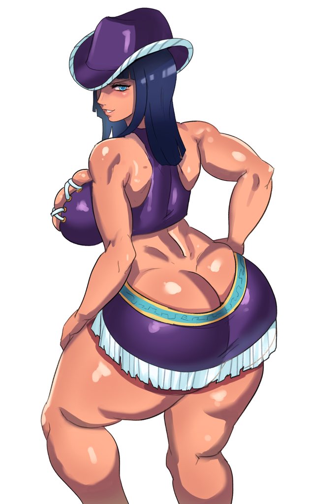 1girls, 2022, arabasta saga, ass, ass cleavage, ass crack, ass focus, ass shot, barely contained, big ass, big breasts, black hair, breasts, butt crack, clothed, clothed female, cowboy hat, female, female only, hand on hip, hat, hips, huge ass, huge breasts, long hair, looking at viewer, looking back, miss all sunday, nico robin, nico robin (pre-timeskip), one piece, pre-timeskip, shounen jump, sideboob, slim waist, solo, thick thighs, thighs, wide hips, ytrall
