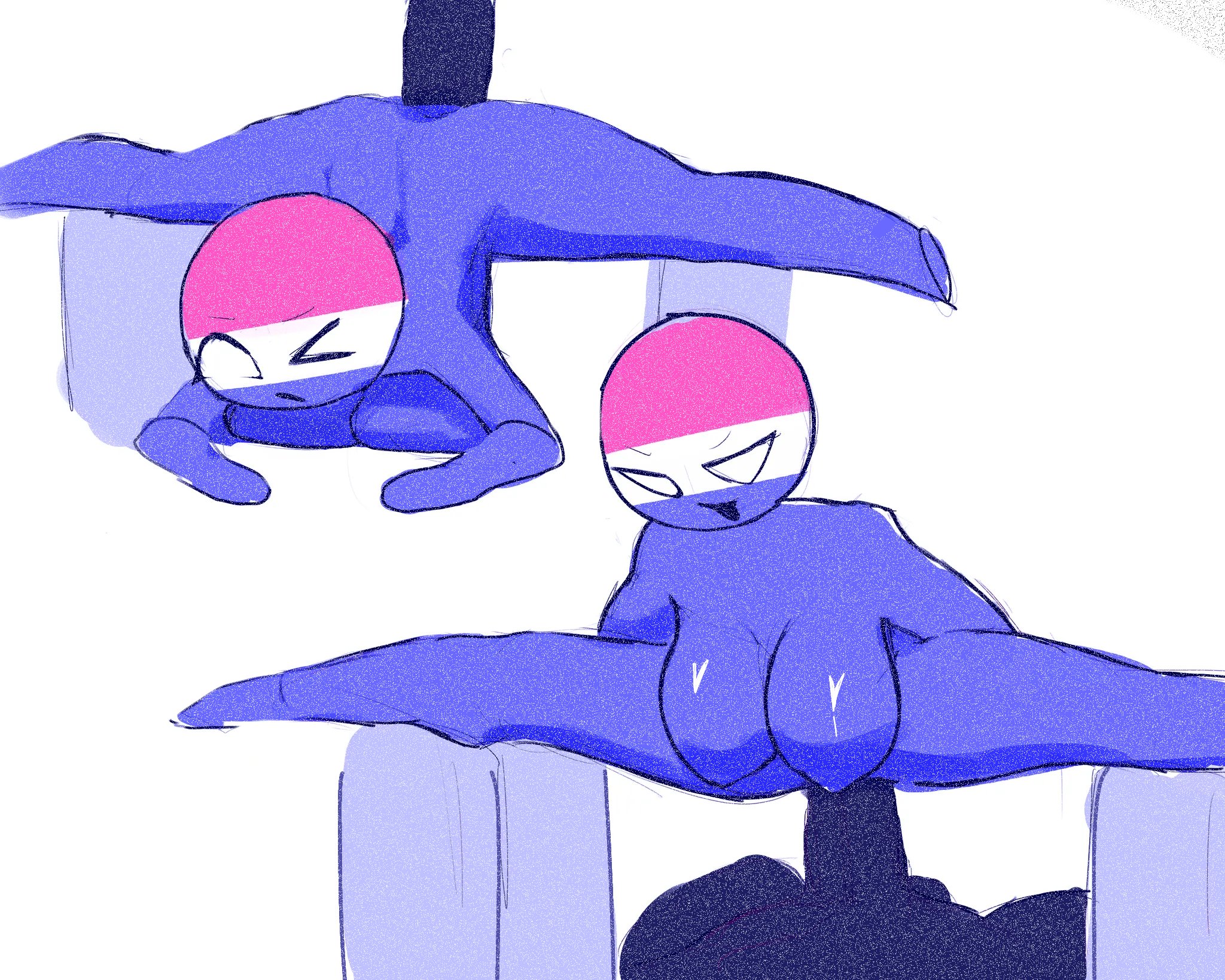 anthro, big breasts, big penis, breasts, cleavage, couch, couch sex, countryhumans, countryhumans girl, female, flexible, legs, male, netherlands (countryhumans), oceanic pallete, penis, tagme