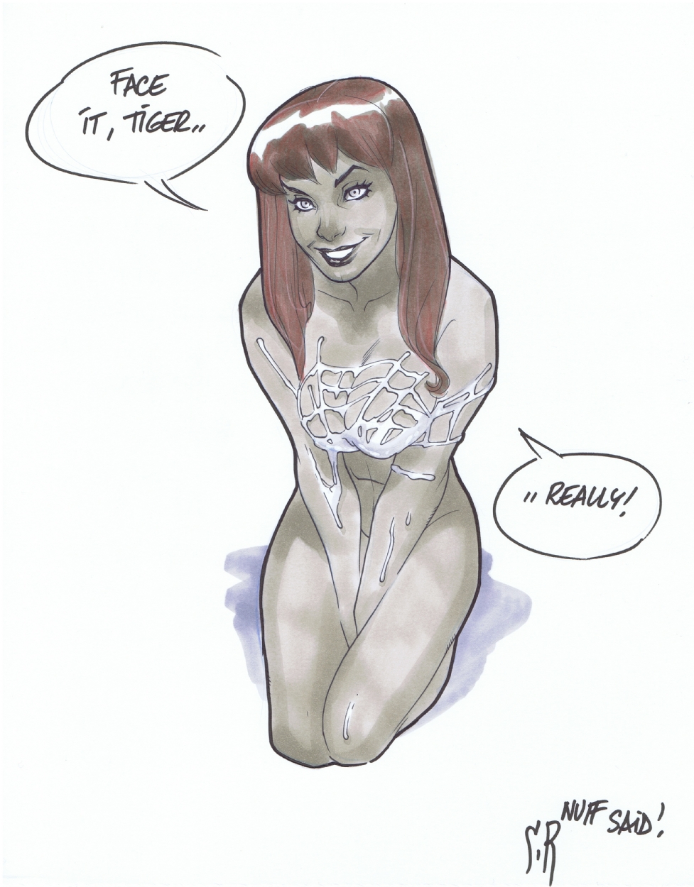 marvel mary_jane_watson spider-man_(series) stephane_roux straight_hair tagme