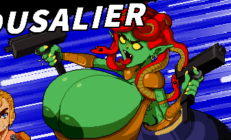 2girls alternate_breast_size areolae armor bracers bursting_breasts edit enter_the_gungeon exit_the_gungeon fangs fuselier gorgun green_scales gun guns_akimbo holding_gun huge_breasts mac-10 medusalier multiple_girls nsfwoaf pixel_art red_hair scales screenshot_edit snake_hair snake_tongue snakes tagme the_convict_(enter_the_gungeon) the_gorgun_(enter_the_gungeon) yellow_sclera