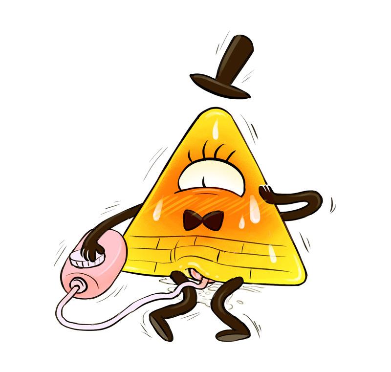 bill cipher, blush, demon, disney, disney channel, eyelashes, gravity falls, kutarmm, monster, no humans, no mouth, pyramid, smooth skin, solo, top hat, what, white background