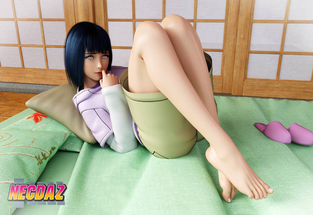 1girls, 3d, adult, barefoot, bed, bedroom, black hair, boruto: naruto next generations, clothed female, commission, feet, feet together, female, female only, foot fetish, foot focus, hyuuga hinata, looking at another, looking at viewer, milf, naruto, naruto (series), necdaz91, outside, solo, solo female, toes, uzumaki hinata, white eyes