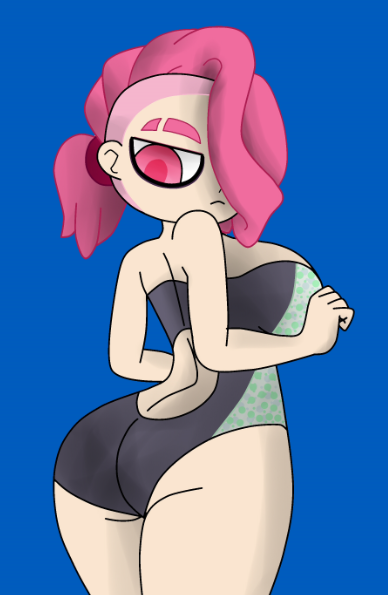 fnafhs maggie_(fnafhs) pink_hair swimsuit wex