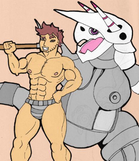 1girls aggron byron_(pokemon) female male/ambiguous nintendo pokémon_(species) pokemon pokemon_(species) taka