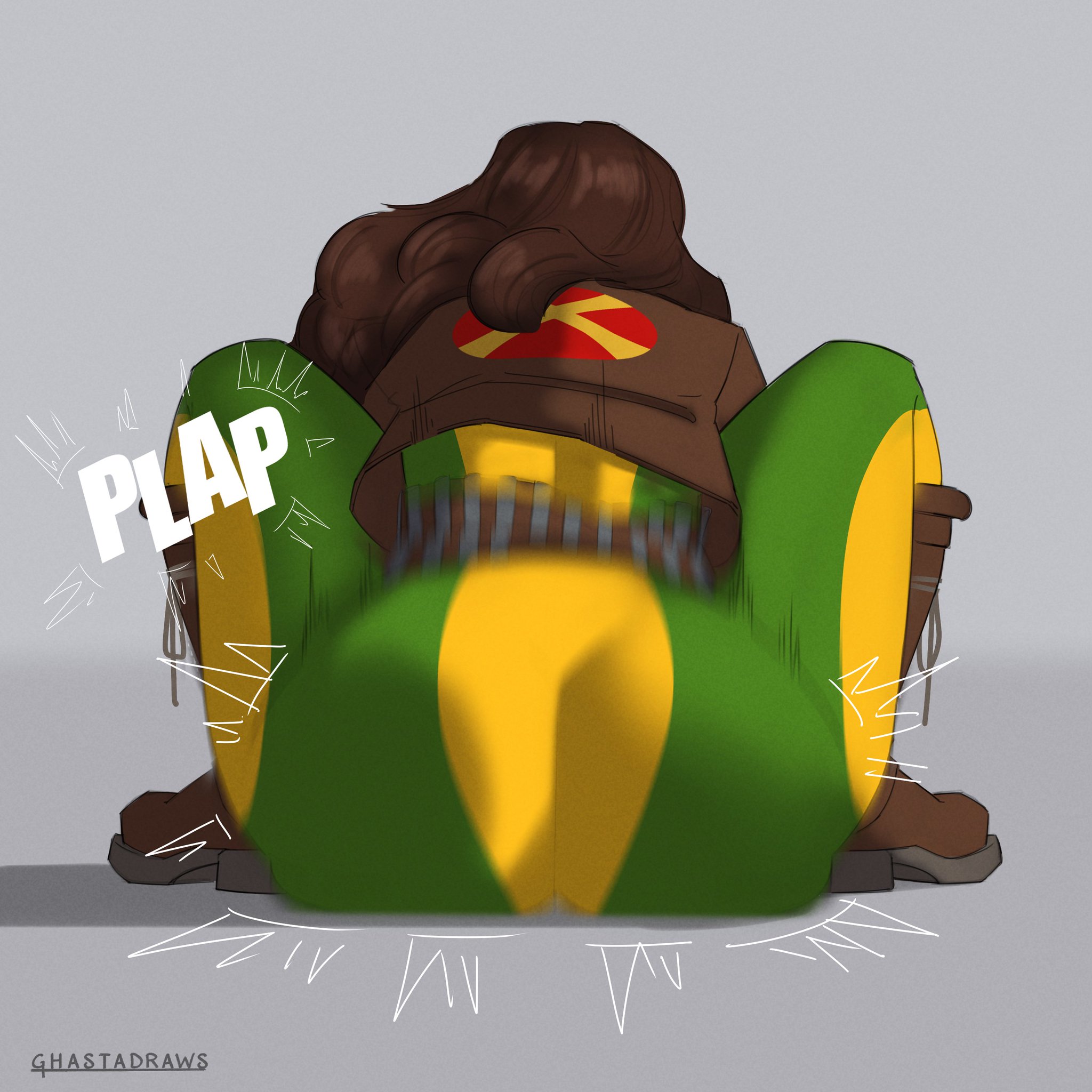 1female, 1girl, 1girls, 2d, big ass, fully clothed, ghasta, huge ass, huge ass (female), marvel, marvel comics, marvel rivals, mutant (marvel), rogue, rogue (marvel rivals), rogue (x-men), solo, tagme, tagme (artist)