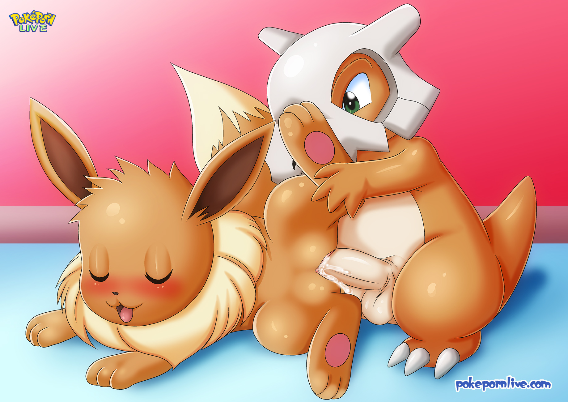 balls, bbmbbf, blush, closed eyes, creampie, creampied feral, cubone, cum, cum in pussy, cum inside, eevee, female, feral, feral creampied, feral on feral, feral penetrated, feral penetrating, feral pokemon, male, male/female, nintendo, open mouth, palcomix, penis, pokemon, pokemon (species), pokepornlive, pussy, sex, tongue, vaginal penetration, vaginal sex