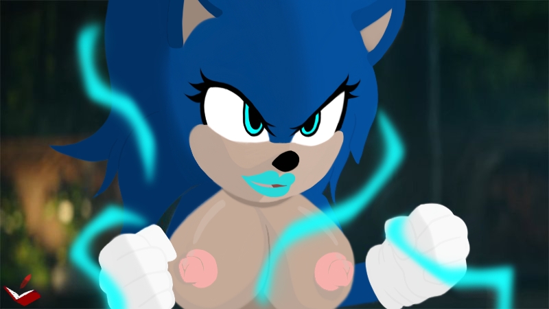 anthro big_breasts blue_eyes blue_fur blue_lipstick edit eyelashes female nipples redquill07 rule_63 sega sonic_(series) sonic_the_hedgehog sonic_the_hedgehog_(film) sonic_the_hedgehog_(series) sonique_the_hedgehog