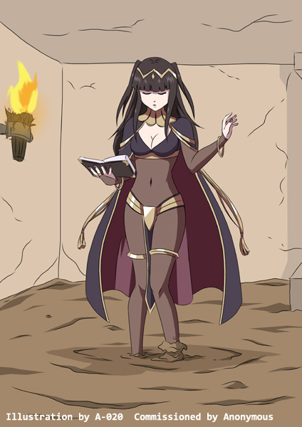 a-020 breasts female fire_emblem fire_emblem_awakening mud nintendo quicksand sinking solo tharja_(fire_emblem)