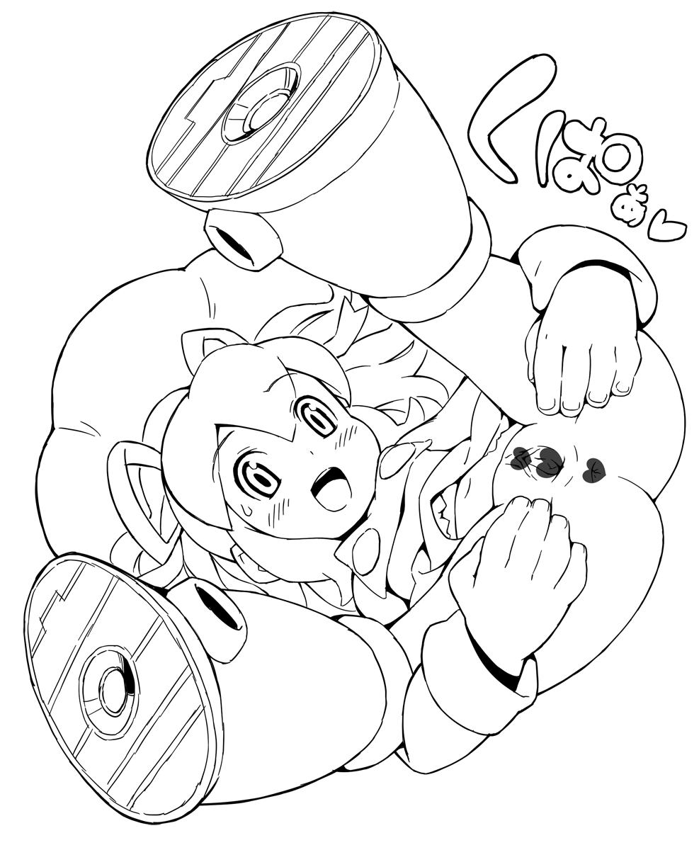 anus ass blush capcom censored mega_man mega_man(classic) om_(artist) presenting pussy roll tagme