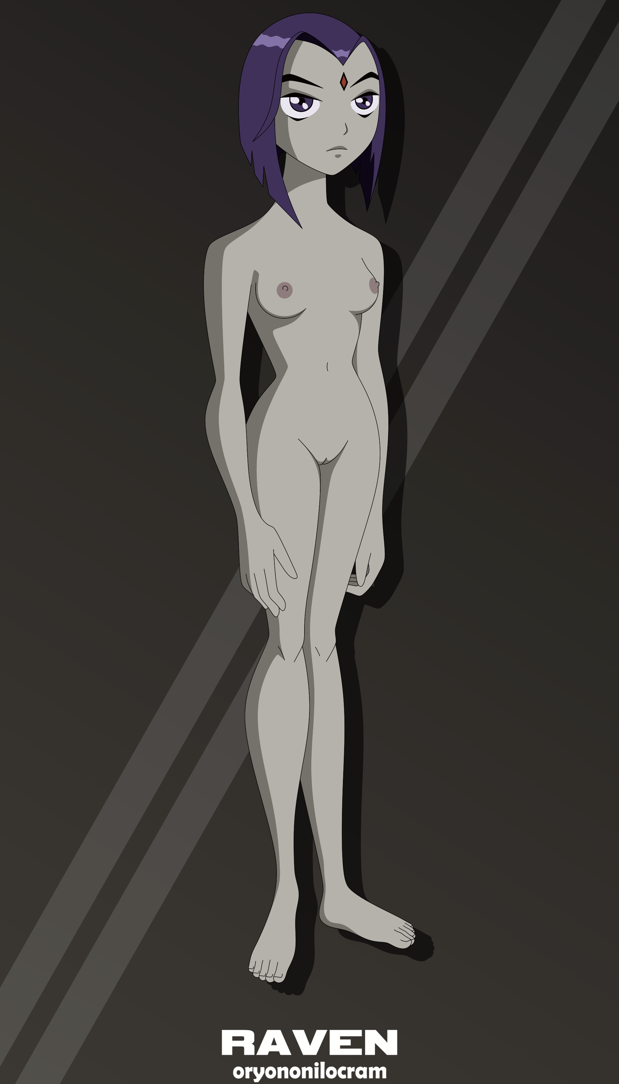 1girls, breasts, completely naked, completely nude, curvaceous, curves, curvy, curvy body, curvy female, curvy figure, dc, dc comics, female, female only, grey skin, light skin, light-skinned female, medium breasts, naked, nipples, nude, nude female, nude filter, oryononilocram, pale skin, pale-skinned female, purple eyes, purple hair, pussy, rachel roth, raven (dc), shaved pussy, short hair, smooth skin, solo, solo female, teen titans, vagina