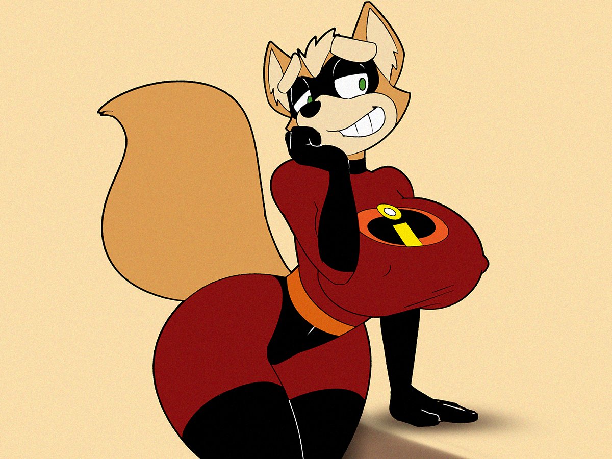 big_breasts cosplay disney dracojeff elastigirl_(cosplay) female fox_mccloud furry furry_fetish huge_breasts nintendo nipple_bulge pixar pokies rule_63 smooth_skin star_fox superheroine tagme the_incredibles thick_thighs zero_suit_fox