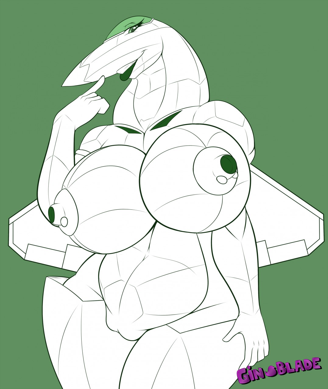 1girls 2018 aeromorph aircraft anthro big_breasts breasts f-22 female female_only gin-blade green_background huge_breasts line_art living_aircraft living_machine looking_at_viewer margret_king monochrome nipples nude original pussy simple_background solo thick_thighs voluptuous wide_hips