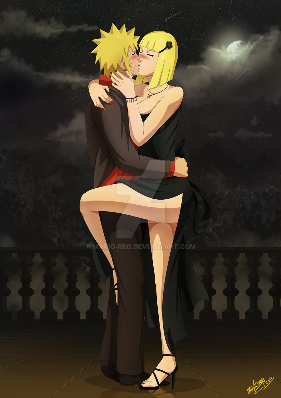 1boy 1boy1girl 1girls adult adult_and_teenager age_difference alternate_hairstyle aroused bare_legs blazer blonde_hair blush dress embrace heels hug hugging kissing leg_lift leg_lock leg_up long_hair male/female mario-reg mature_female namikaze_menma naruto naruto:_road_to_ninja naruto_(series) naruto_shippuden night no_bra older_female older_woman_and_younger_boy open_toe_shoes outdoors pants passionate railing raised_leg romantic romantic_couple rooftop samui shirt shoes standing straight teenager uzumaki_naruto watermark younger_male