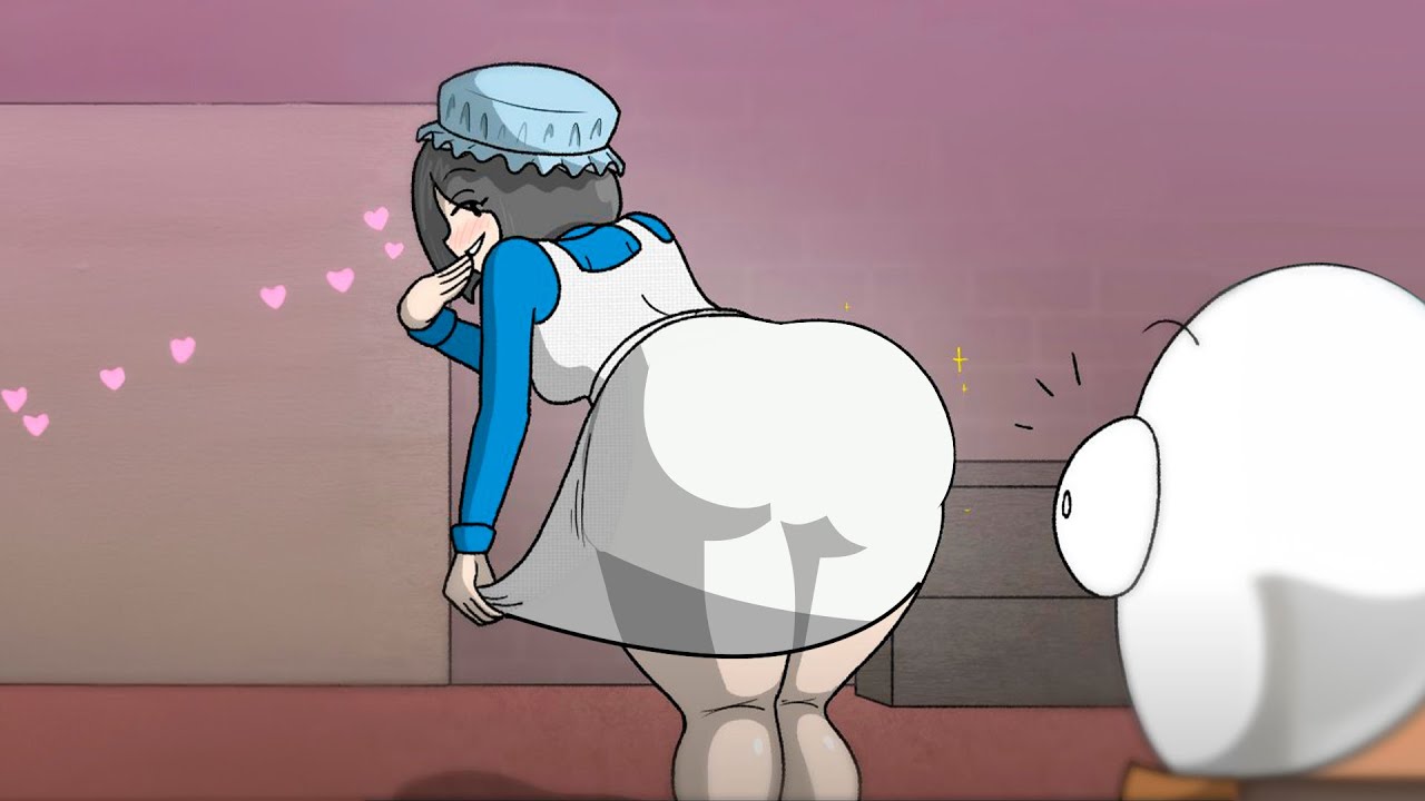 clothed doctorloops huge_ass mona_(doctorloops) sidescreen_character wide_hips