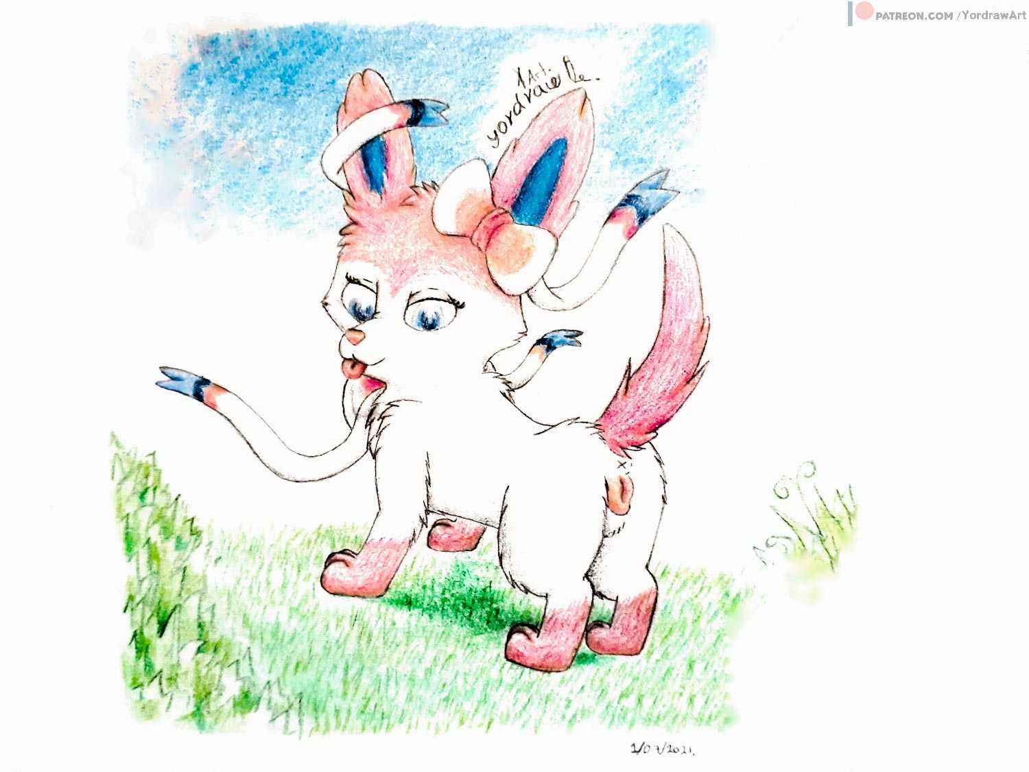 animal_genitalia animal_pussy anus canid canine canine_pussy eeveelution female feral genitals mammal nintendo pokémon_(species) pokemon pokemon_(species) pussy solo sylveon video_games yordraw